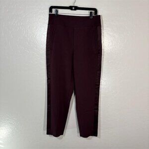 Athleta Pants Womens 8 Burgundy Endless High Rise Stretch Athletic Casual